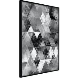 Arkiio Affisch Black and White Diamonds [Poster] 40x60 Poster